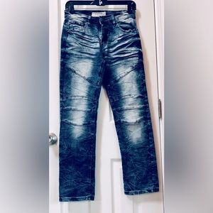 Women’s/Tween Blue Acid Wash Cult Skinny Jeans